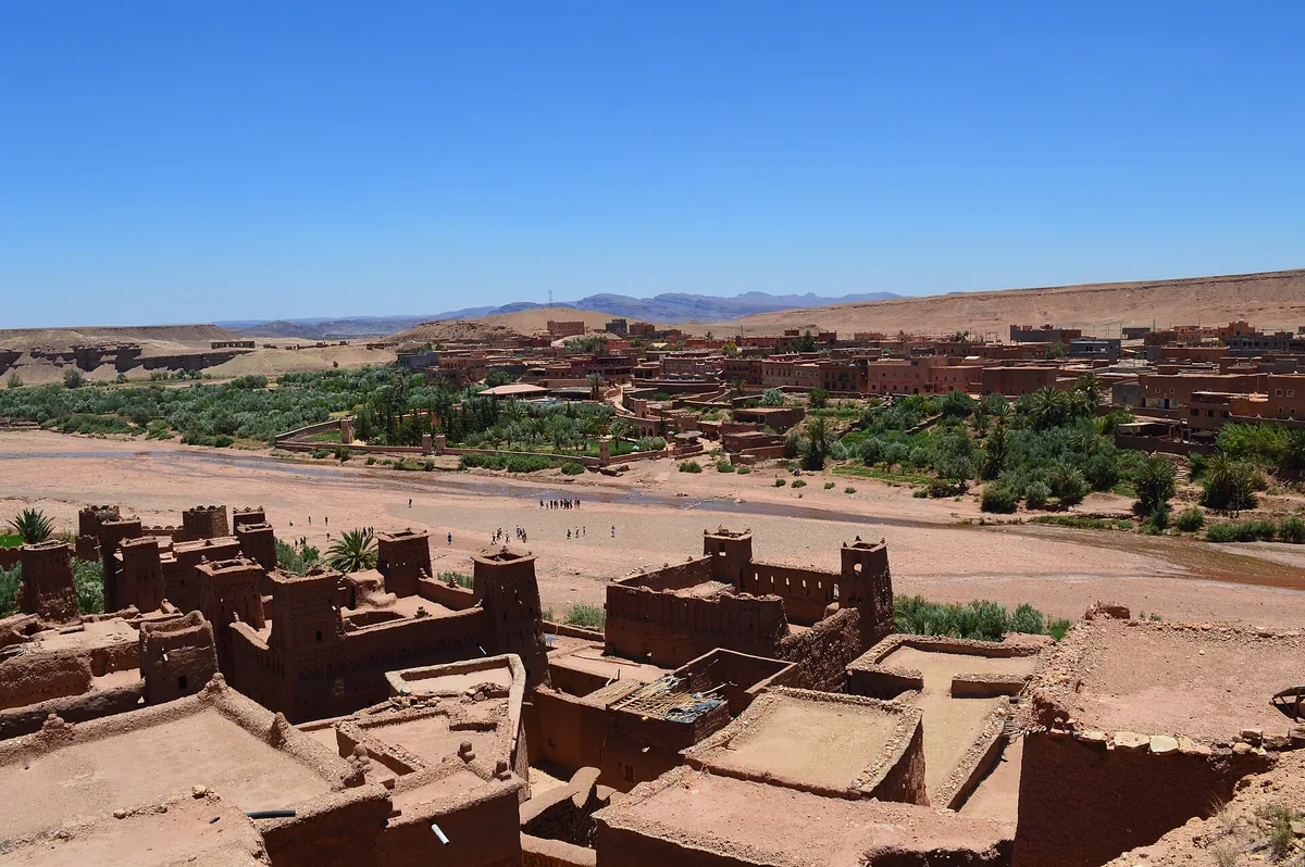Paysage près de Ouarzazate ; photographie de contexte.