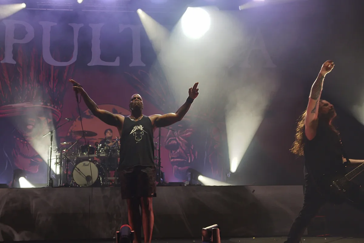 Sepultura en concert en 2024, archive hors L’Boulevard.