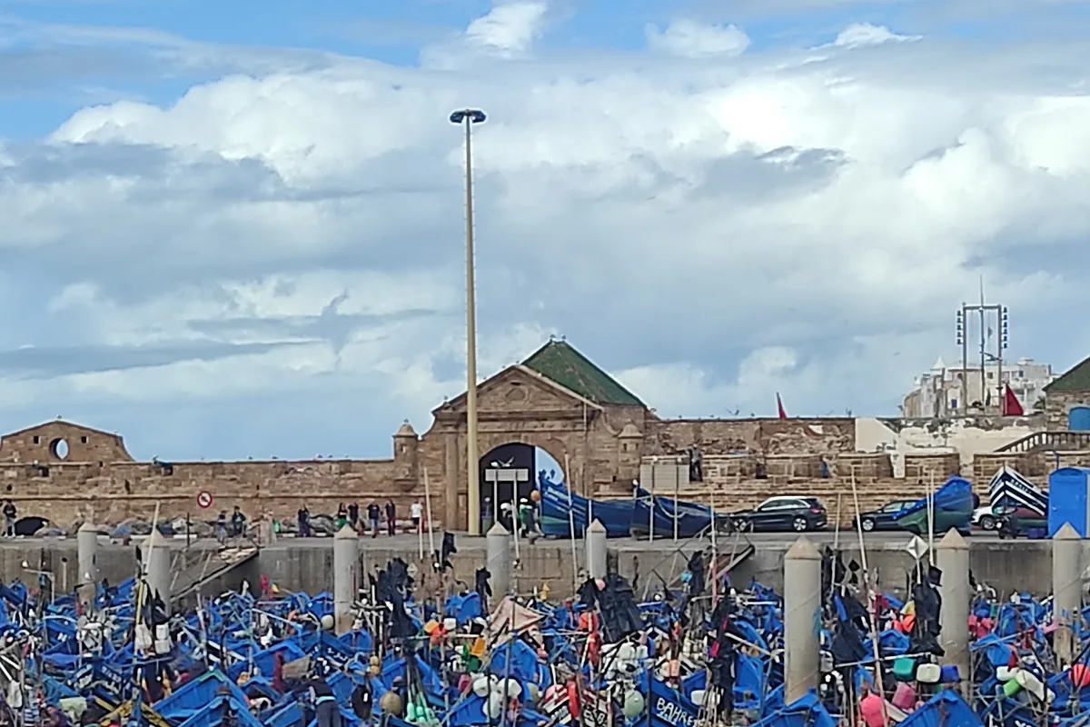 Port de pêche d’Essaouira, contexte de séjour autour de MOGA.