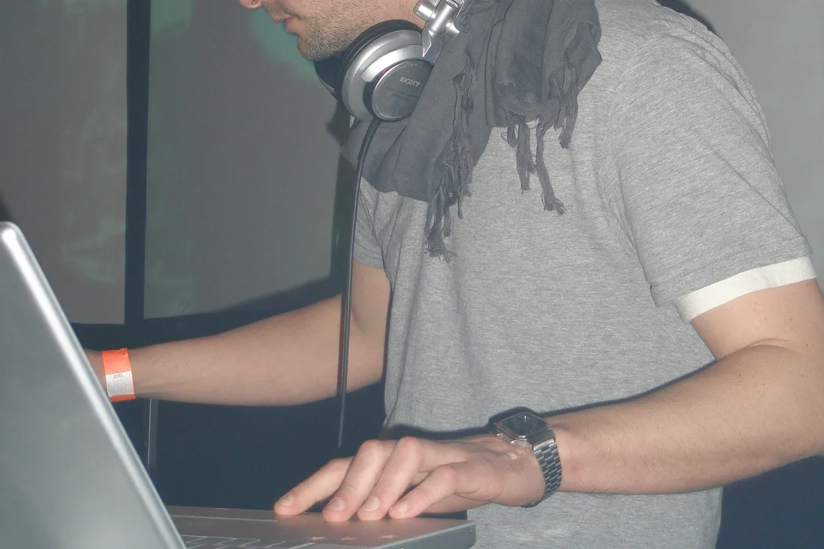 Bonobo en DJ set à Londres en 2008, archive hors MOGA.
