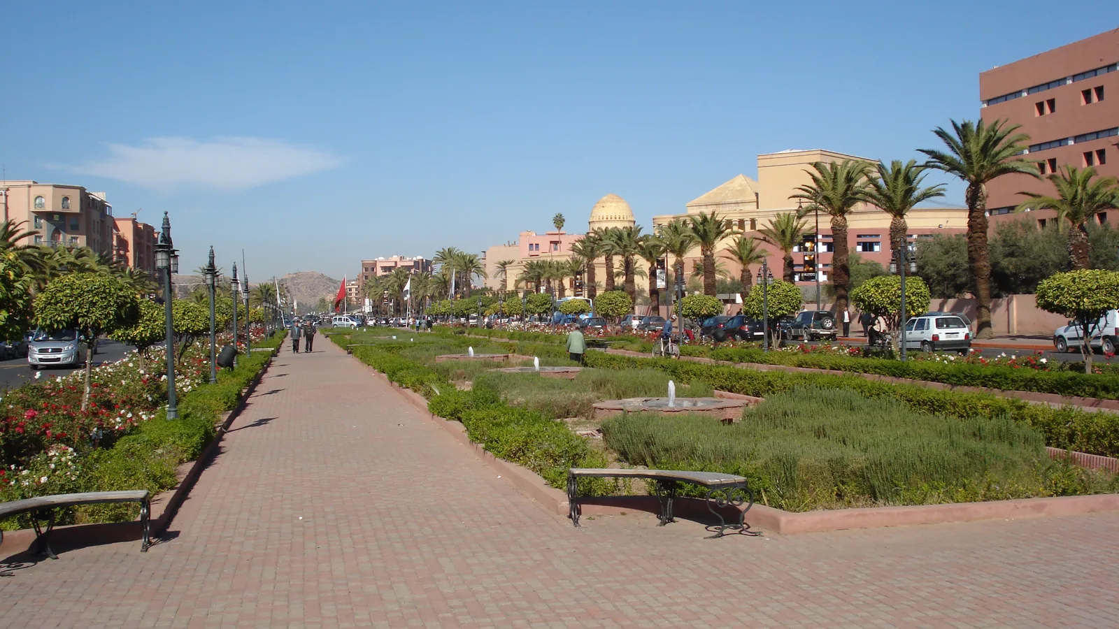 Premium neighborhoods in Marrakech between Guéliz, Hivernage and Palmeraie.