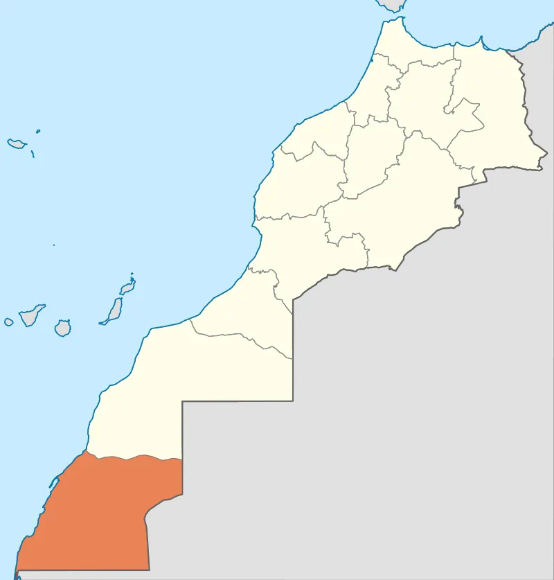 Paysage de Dakhla-Oued Ed Dahab utilisé pour contextualiser les provinces du Sud.