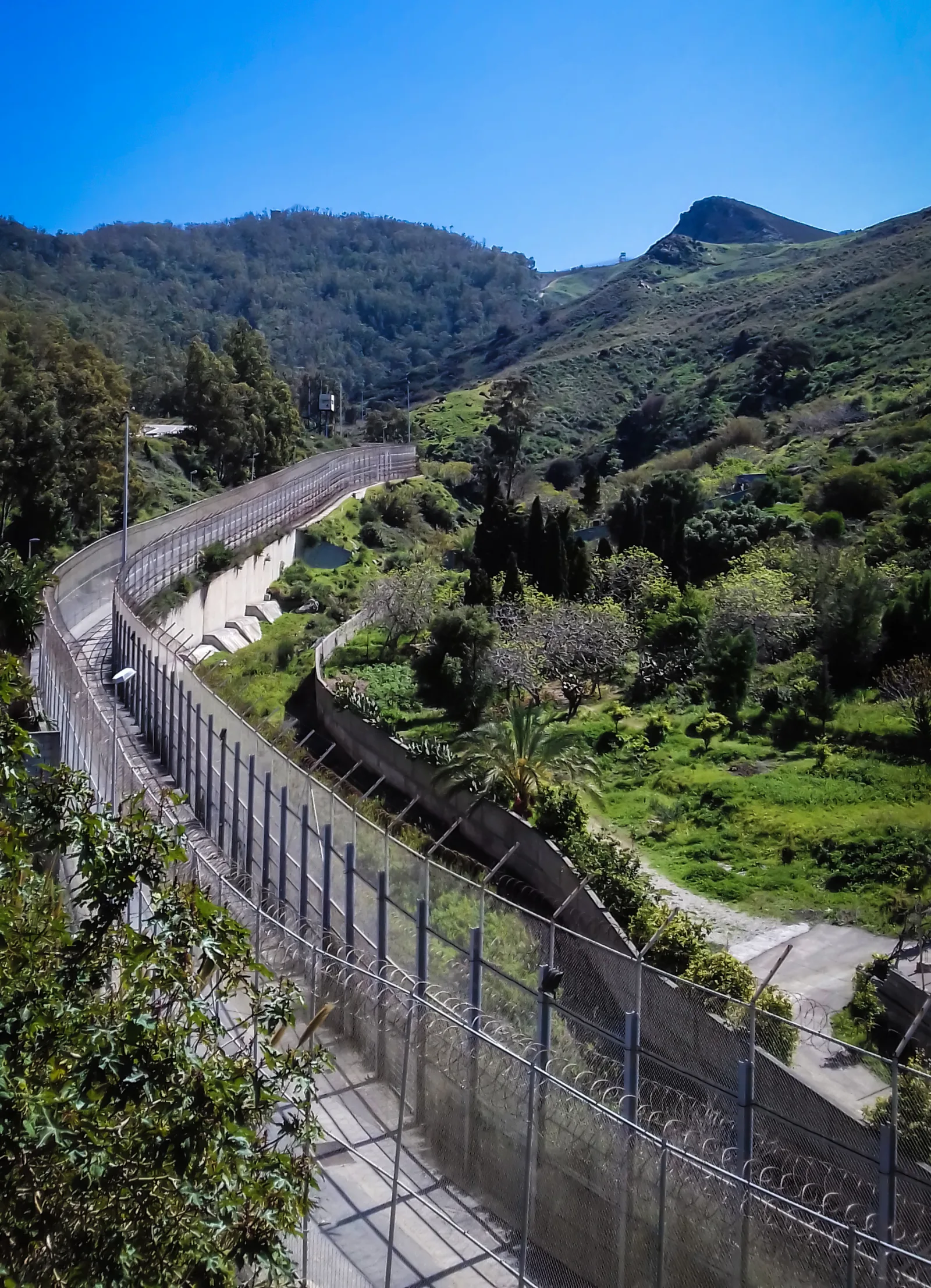 Ceuta/Sebta border fence, contextual image for migration pressure.