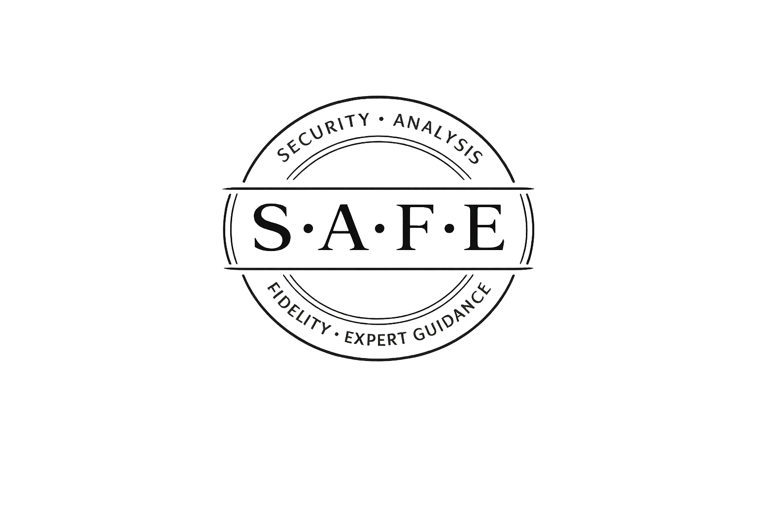 Logo officiel S.A.F.E — Security, Analysis, Fidelity & Expert Guidance.
