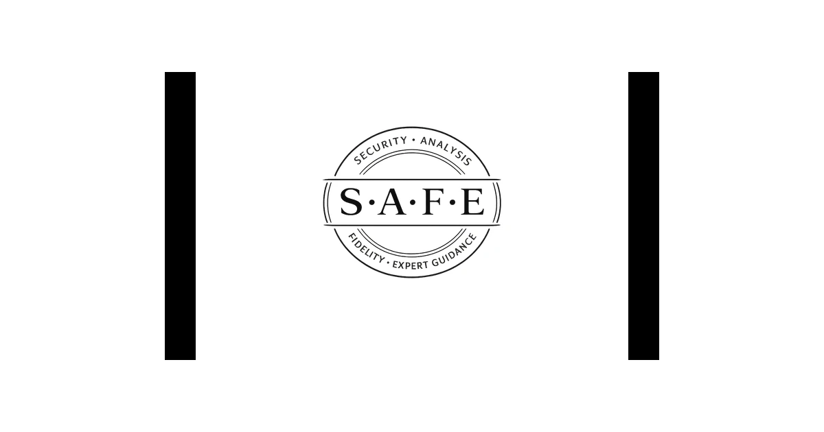 Logo officiel S.A.F.E — Security, Analysis, Fidelity & Expert Guidance.